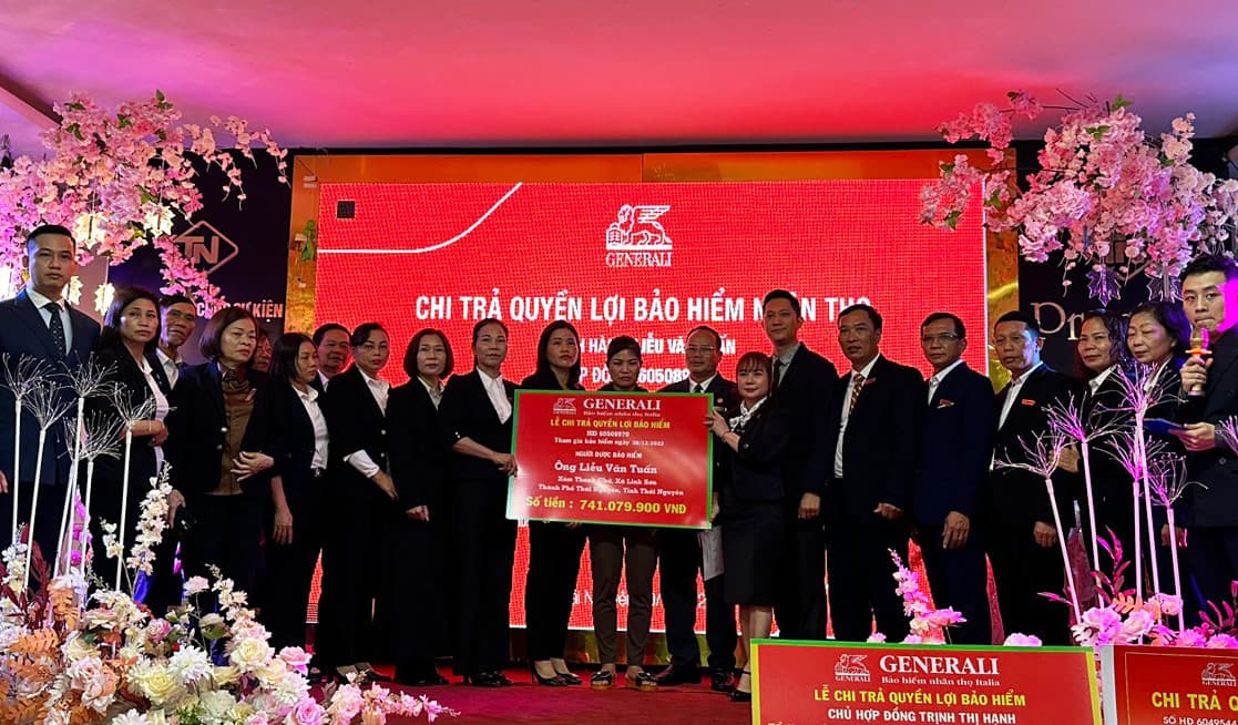 Generali sát cánh bên gia đình anh Tuấn, cùng các con vững bước đến ngày mai