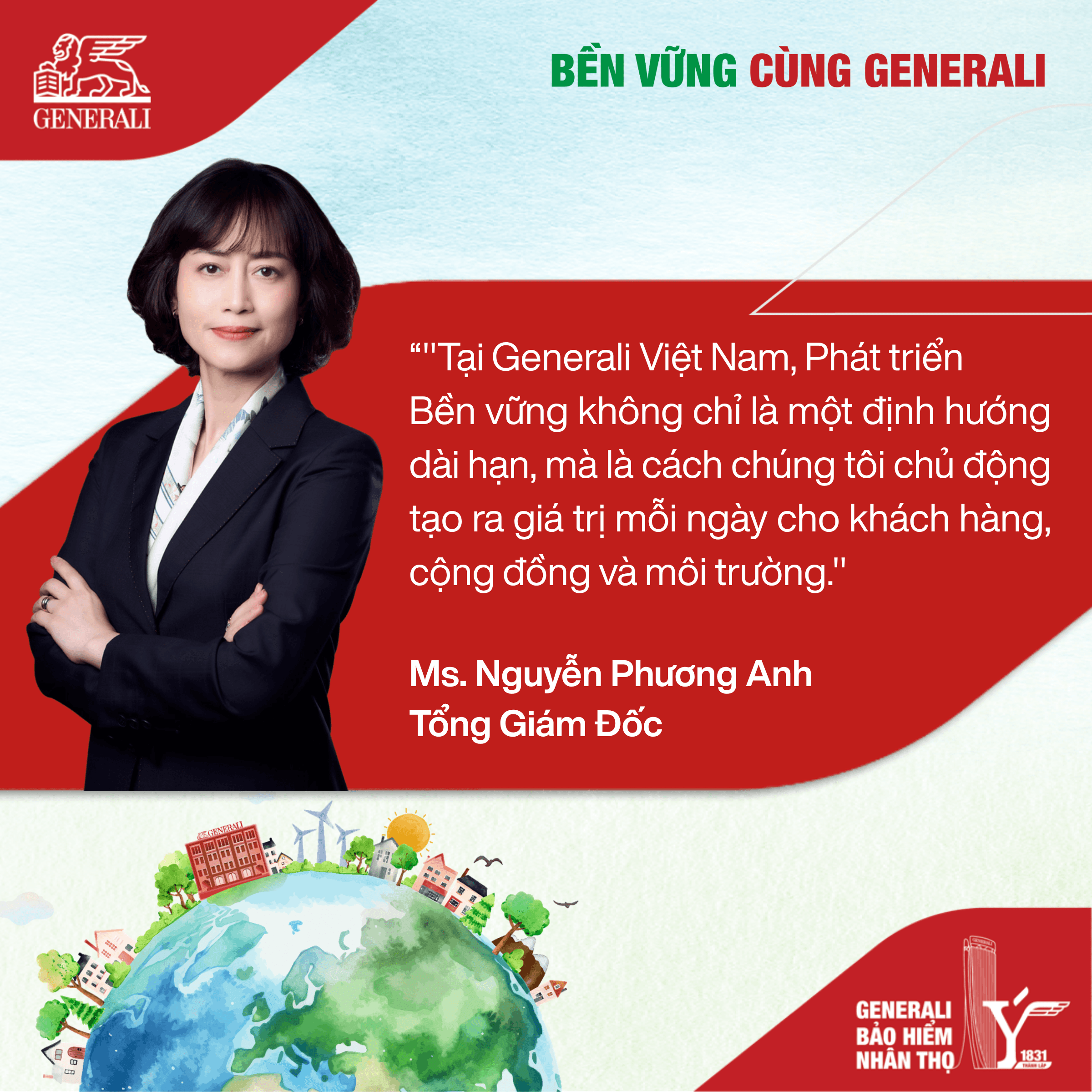 HÀNH TRÌNH BỀN VỮNG CÙNG GENERALI VIỆT NAM